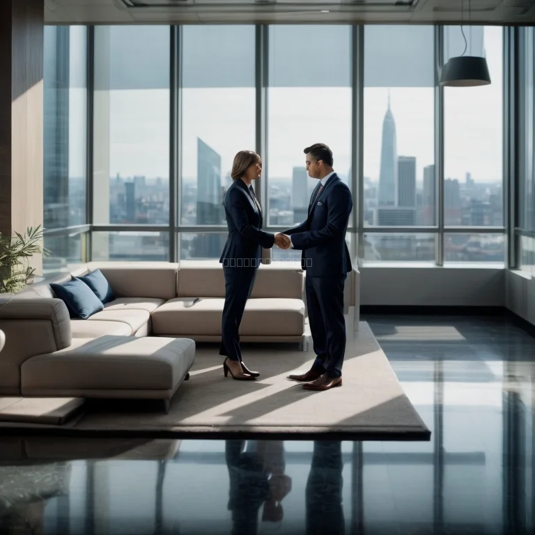 Legal consultation at desk